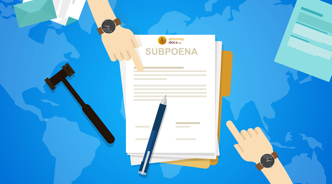 Subpoena Vacation