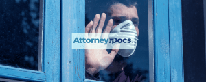 A man inside a window of a rented room
