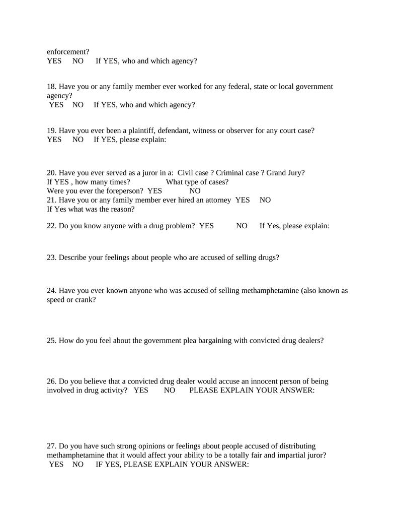 hawaii jury duty questionnaire online