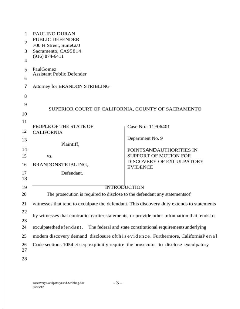 Motion for discovery of evidence definition law at eden goldfinch blog