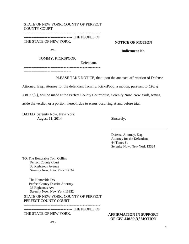 notice of motion to enter default template superior court nj